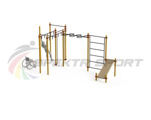 Купить Спортивный комплекс для инвалидов-колясочников WRK-D17_76mm в Белокурихе 