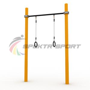 Купить Турник классический для занятий Воркаут с кольцами SP WRK-07 + Rings_76mm в Белокурихе 