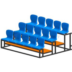 Купить Трибуна мобильная 3 ряда сиденья пластиковые на 15 мест в Белокурихе 