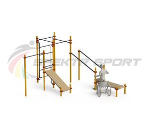 Купить Спортивный комплекс для инвалидов-колясочников WRK-D20_76mm в Белокурихе 